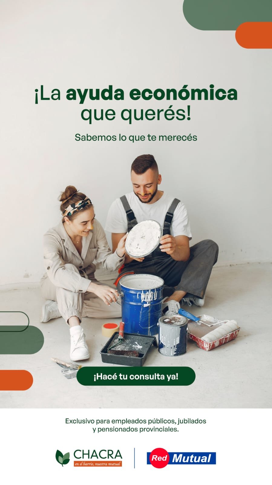 Flyer Préstamos Mutual Chacra